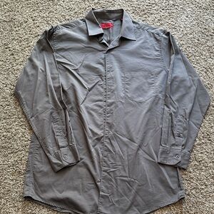 Alfani Charcoal Button Down Shirt
